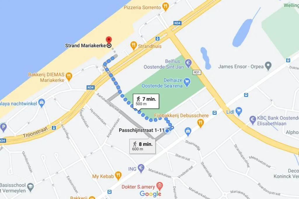 Sunny Apartment 500M From The Beach OOstende 0*, Ostende Belgien