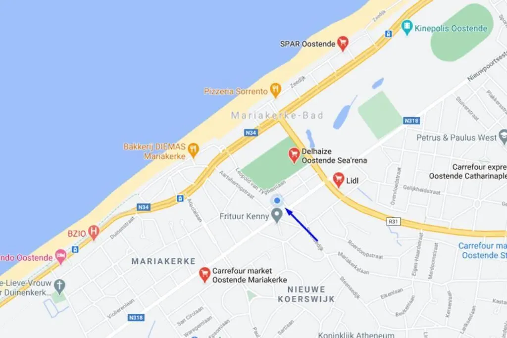 Sunny Apartment 500M From The Beach OOstende Belgien